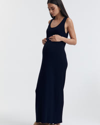 Stylish Baby Shower Dress (Navy) 4