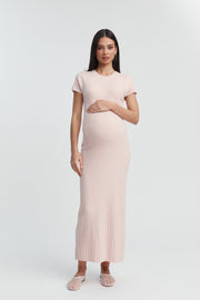 Stylish Designer Maternity Dress (Peony) 2