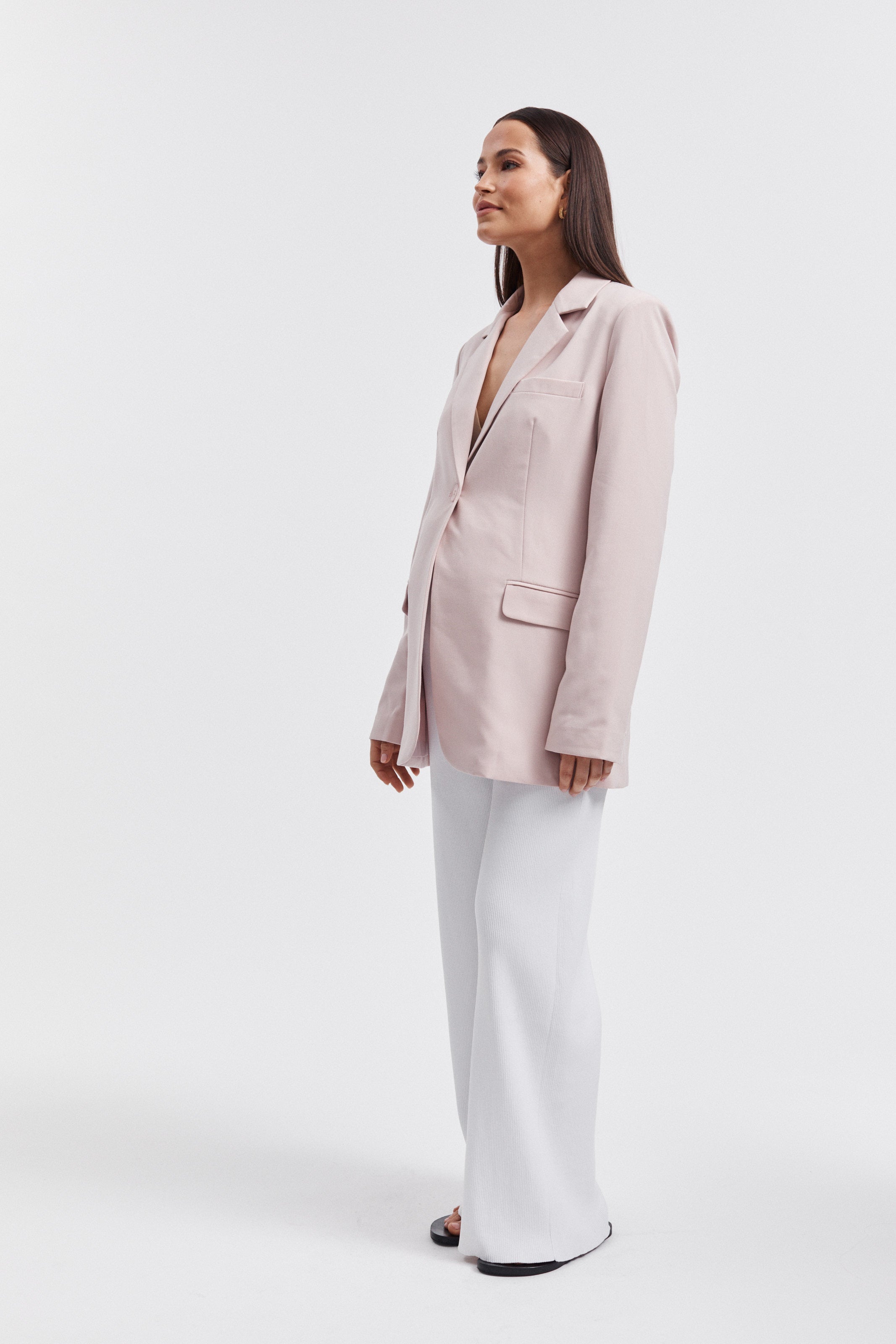 Stylish Maternity Blazer (Peony) 1