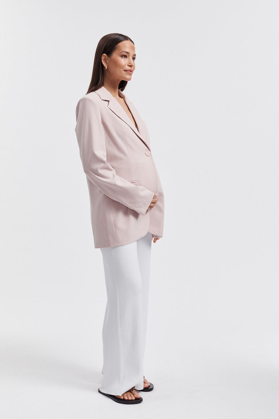 Stylish Maternity Blazer (Peony) 5