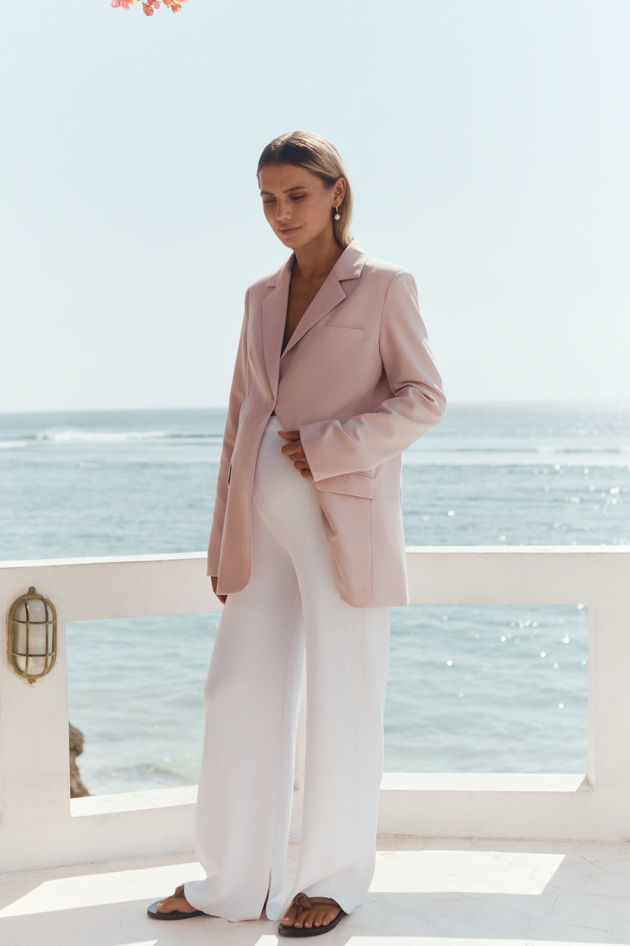 Stylish Maternity Blazer (Peony) 8