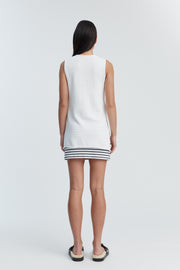 Stylish Maternity Cotton Knit Tank (Off White) 9