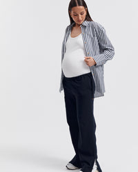 Stylish Maternity Jogger (Navy) 4