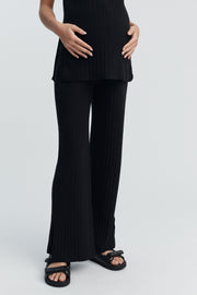 Stylish Maternity Knit Pant (Black) 2