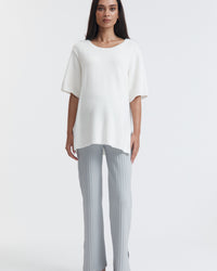 Stylish Maternity Knit Pant (Misty Blue)  5
