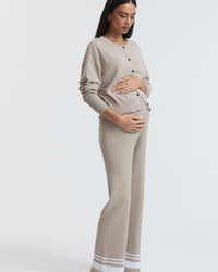 Stylish Maternity Knit Pant (Pebble) 7