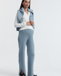Stylish Maternity Knit Pants (Pacific Blue) 7