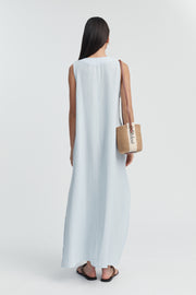 Stylish Maternity Maxi Dress (Seamist) 11