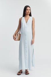 Stylish Maternity Maxi Dress (Seamist) 3