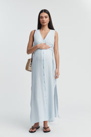 Stylish Maternity Maxi Dress (Seamist) 6