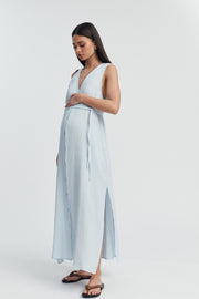 Stylish Maternity Maxi Dress (Seamist) 7