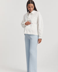 Stylish Maternity Pants (Ice Blue) 4