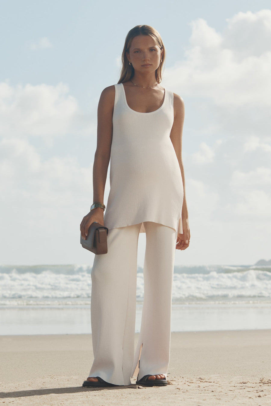 Stylish Maternity Pants (Petal) 2