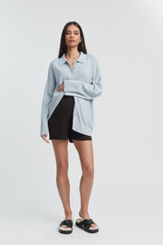 Stylish Maternity Shorts (Chocolate) 5