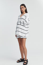 Stylish Maternity Shorts (Off White) 2