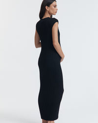 The Best Black V Neck Maternity Dress 6