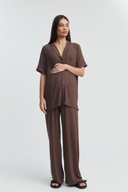 The Best Maternity Pant (Chocolate) 2