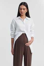 The Best Maternity Pant (Chocolate) 4