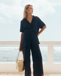 The Best Navy Maternity Vacation Pant 2