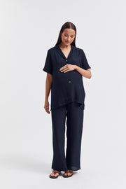 The Best Navy Maternity Vacation Pant 7