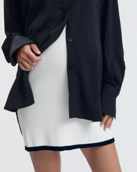 The Best White Knit Maternity Skirt 1