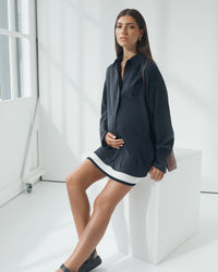 The Best White Knit Maternity Skirt 4