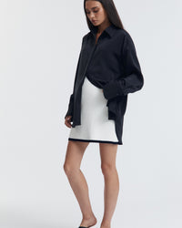 The Best White Knit Maternity Skirt 5