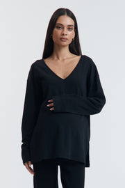 Swatch V Neck Organic Cotton LS Tee
