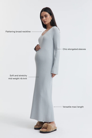 Valencia Dress (Misty Blue) - LÉGOE HERITAGE