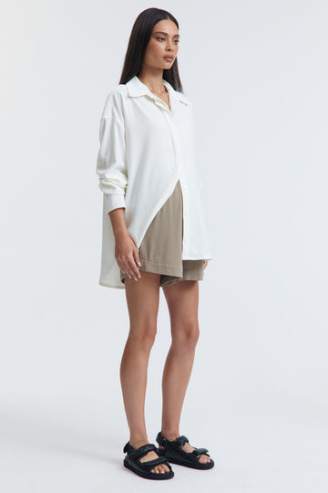 Wool Blend Maternity Short (Mocha) 1