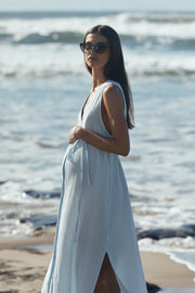 Ella Cotton Gauze Maxi (Seamist)