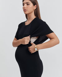 Stylish Babyshower Dress (Black) 5