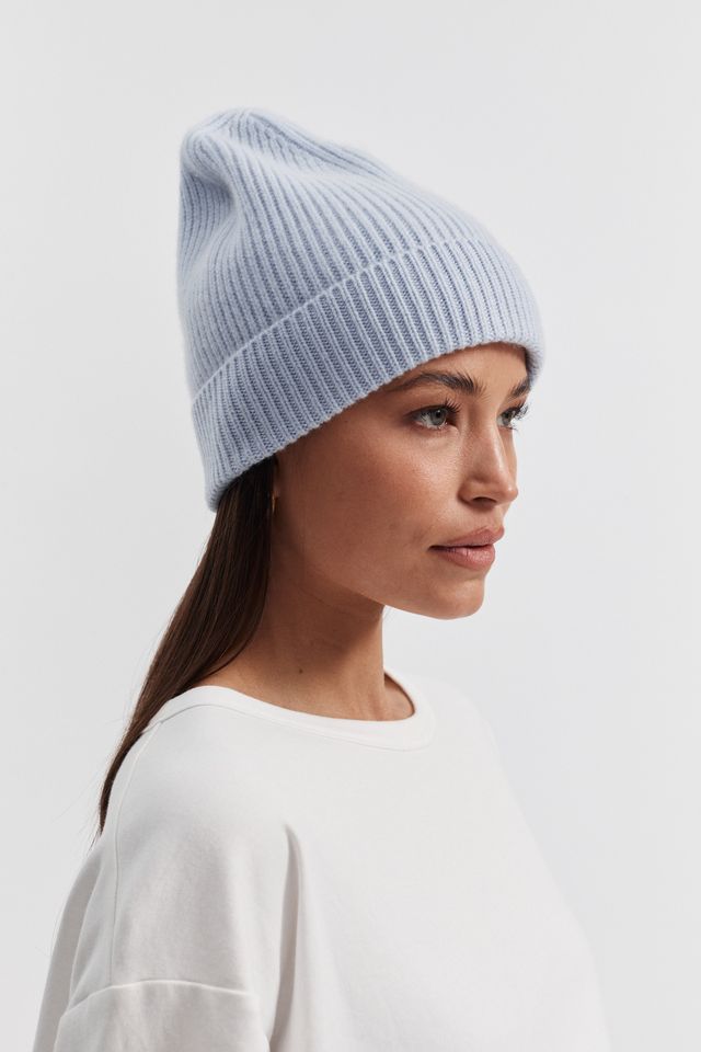 Stylish Cashmere Beanie (Powder) 1