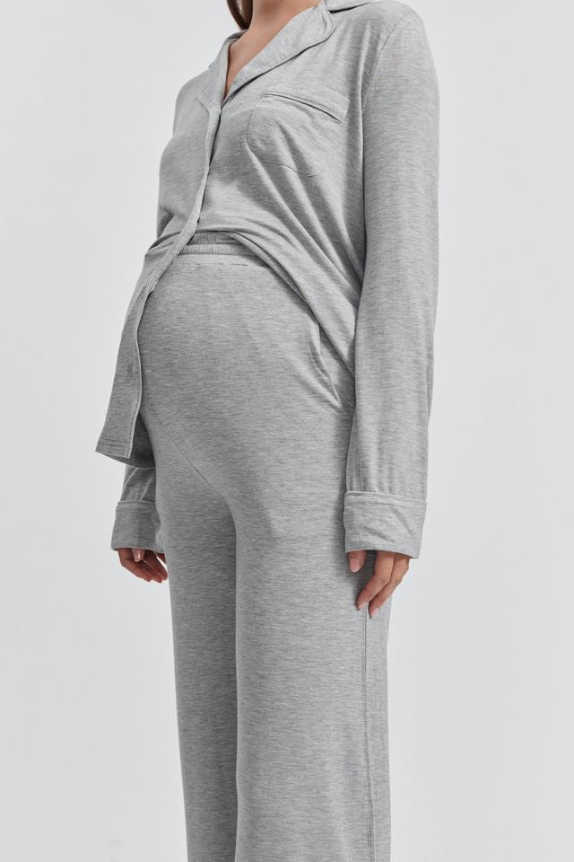 Soft Maternity PJ Pant (Grey) 4