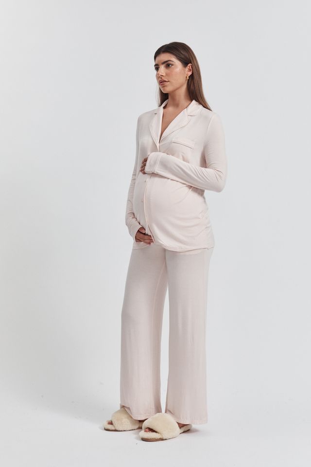 Soft Maternity PJ Pant (Pink) 1