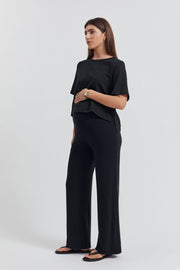Maternity Baby Tee (Black) 3