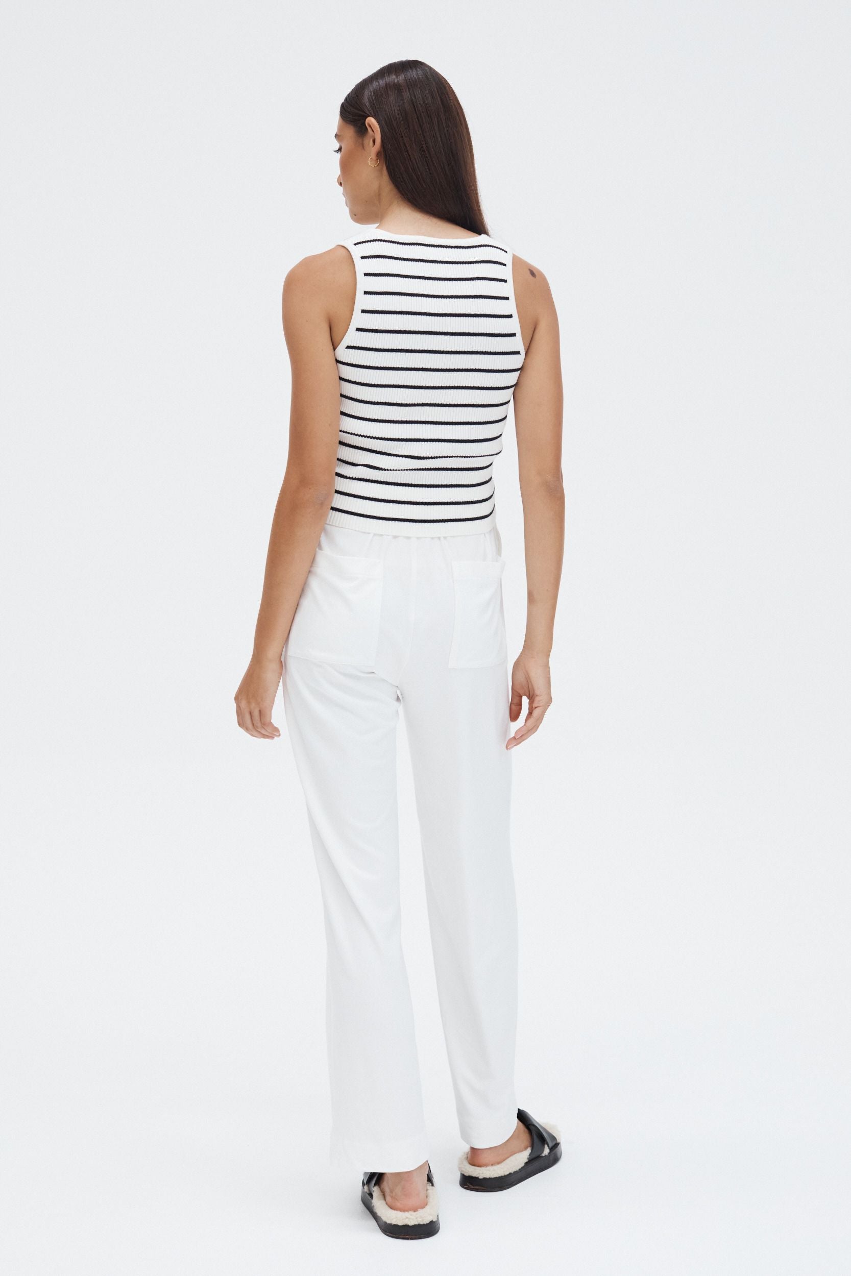 The Most Comfortable Maternity Pants Ever (White) LÉGOE HERITAGE