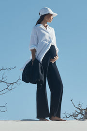 Cotton Gauze LS Shirt (White)