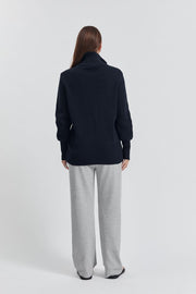 Maternity Cardigan (Navy) 8