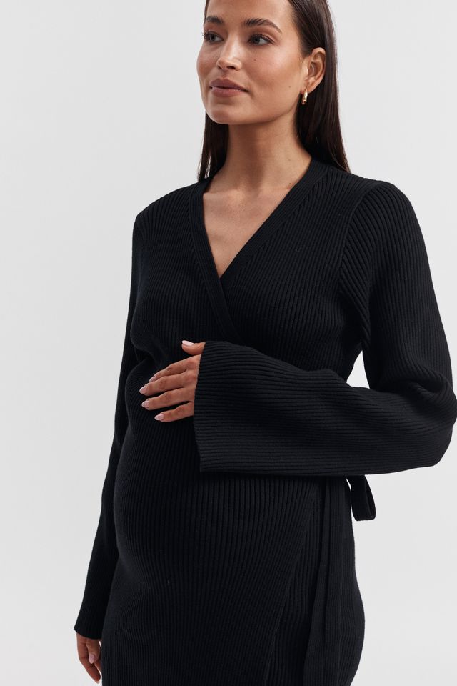 Grace Knit Wrap Dress - $100 FLASH SALE