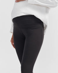 Comfy Maternity Yoga Legging (Black) 2