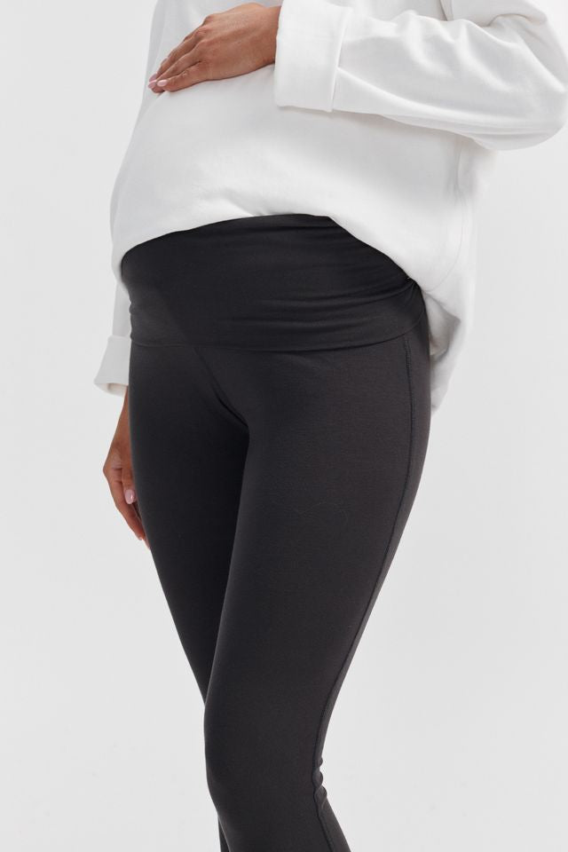 Comfy Maternity Yoga Legging (Black) 2