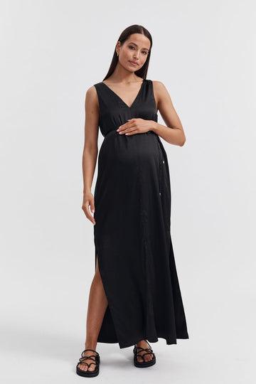 Stylish Baby Shower Dress (Black) 1