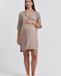 Maternity Nightie (Mocha) 2