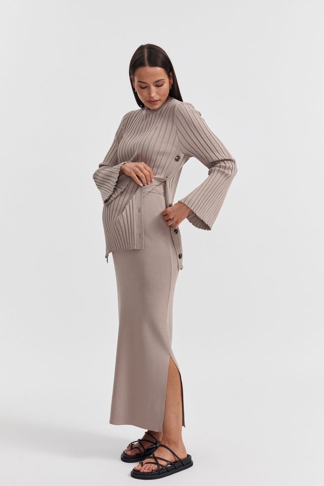 Luxury Maternity Top (Mocha) 7