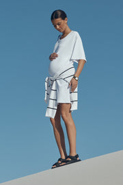 Organic Cotton T Dress (White)