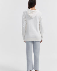 Maternity & Nursing Hoodie (White) 9