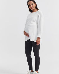 Comfy Maternity Yoga Legging (Black) 3