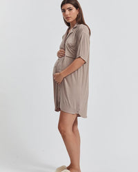 Maternity Nightie (Mocha) 1