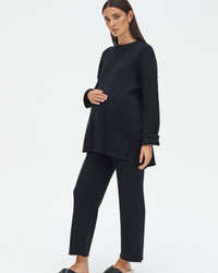 Designer Maternity Jumper (Black) 5